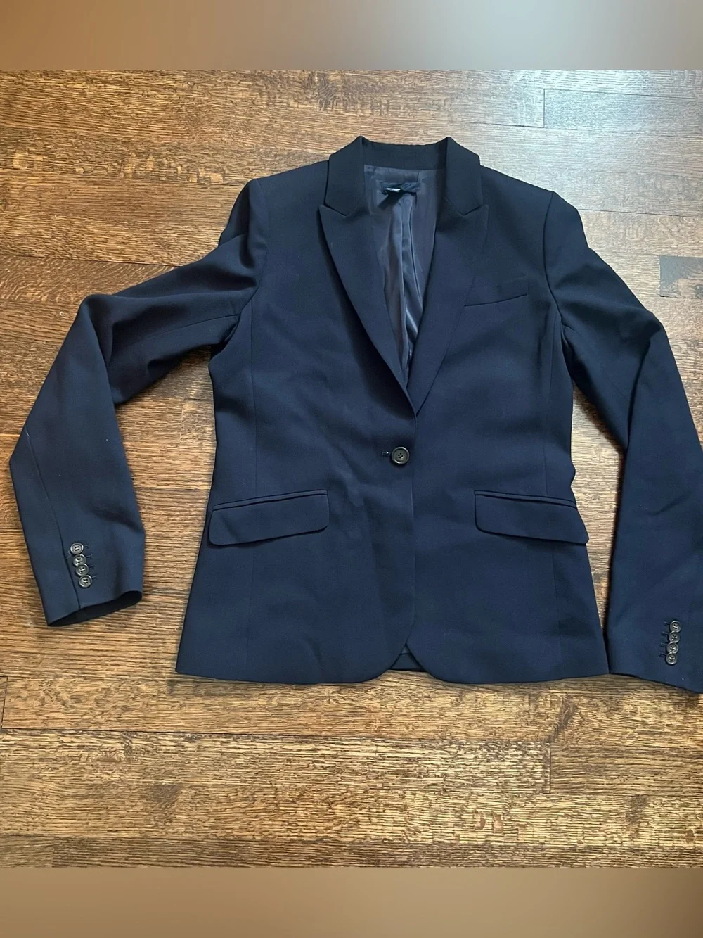 J. Crew size 10 Tall dark navy wool blazer